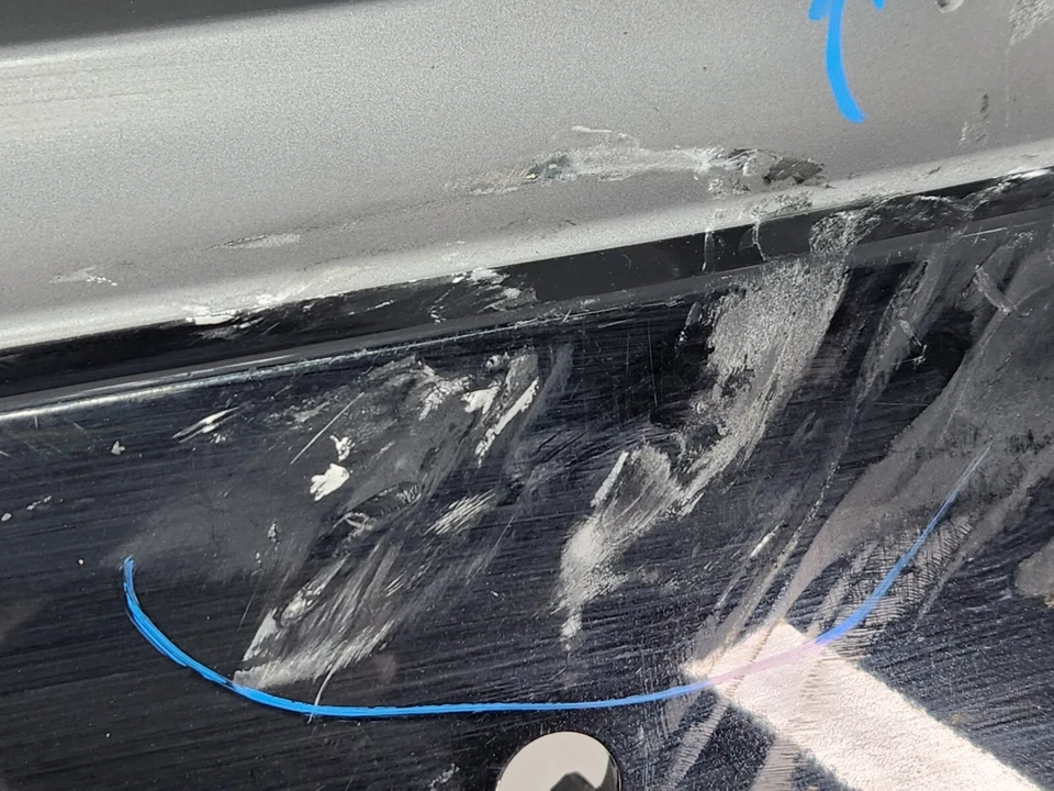 ✅ 2014-2015 OEM Audi R8 V10 parachoques trasero cubierta panel carcasa negro PDC NOTE* Foto 3 de 4