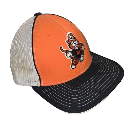 Ohio Massillon Tigers Baseball Fitted Hat Cap Small-Med 6 7/8-7 3/8 Patch - Picture 4 of 8