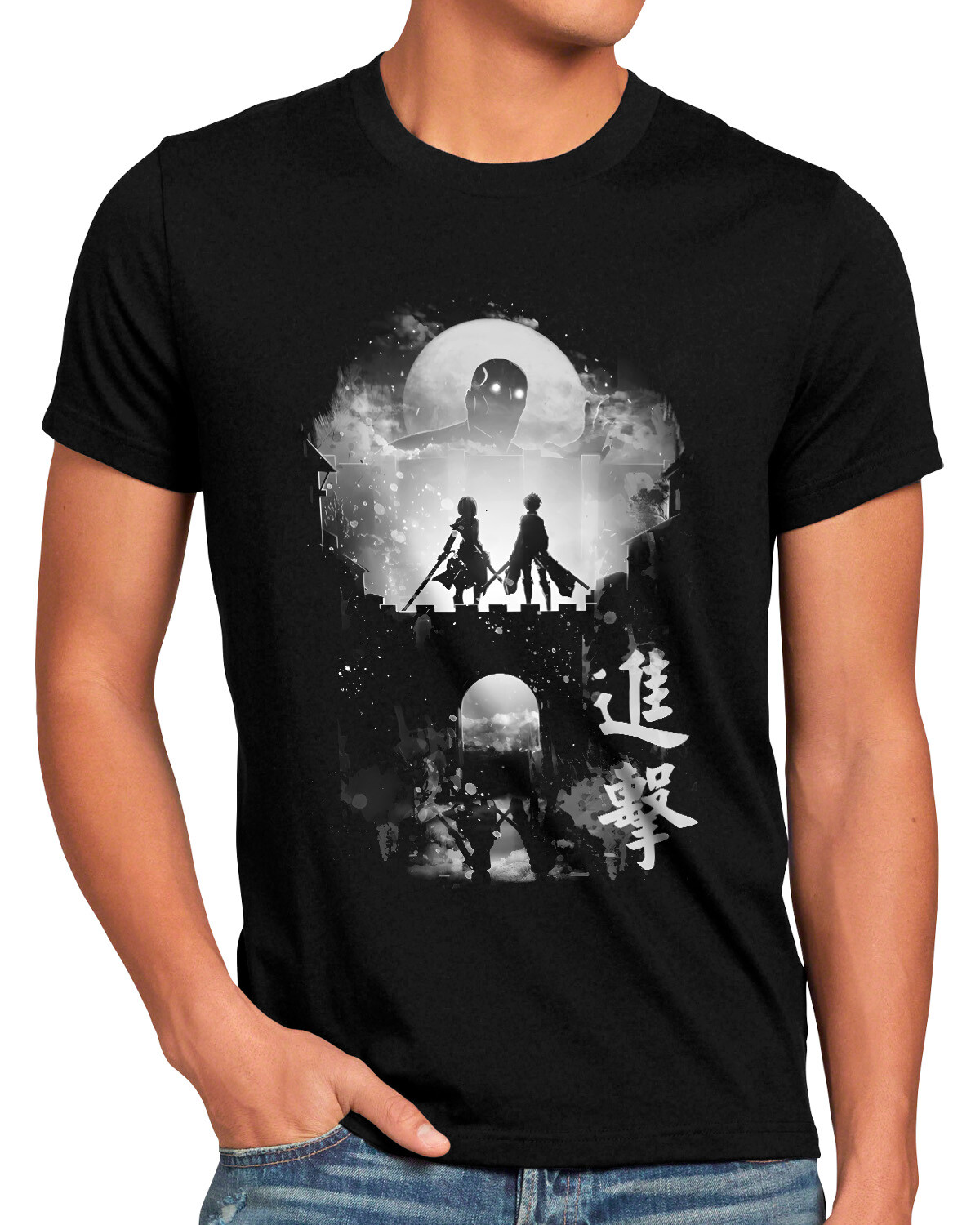 Camiseta Colossal Encounter Hombre Attack Japan On Titan Aot