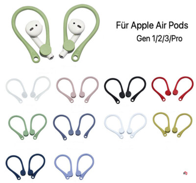 Für Appel Airpods Kopfhörer Zubehör Silikon Sport Anti-Lost Ohrhaken Ear Hooks
