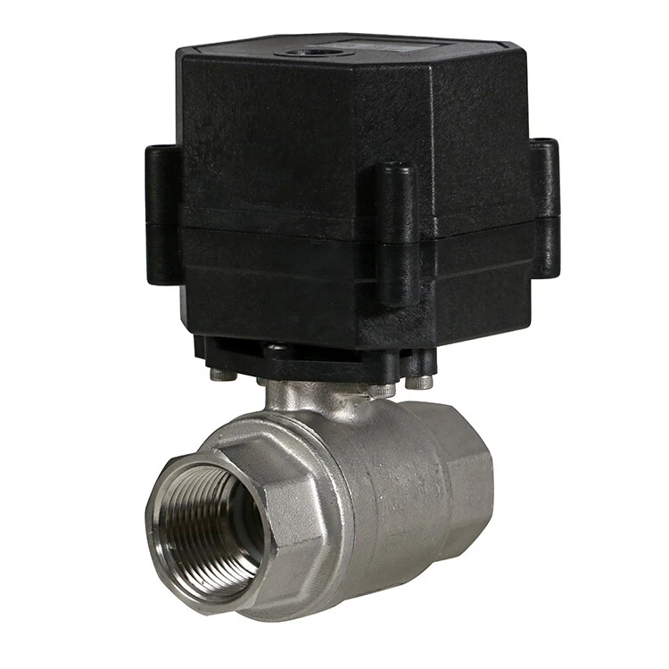3/4" Stainless Steel Motorized Electric Ball Valve 110V 120V 220 Volt AC, 2 Wire - Image 2 of 4