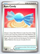 Rare Candy 191/198 Common Scarlet & Violet Pokemon Card - NM Near Mint