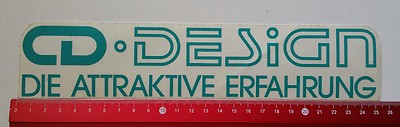 Aufkleber/Sticker A4: CD Design - Die Attraktive Erfahrung (14031696)