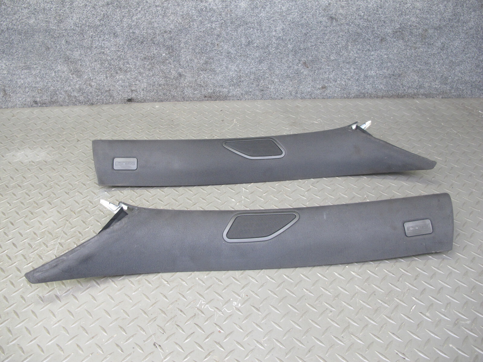 2017-2020 MASERATI LEVANTE M161 FRONT INTERIOR A PILLAR TRIM PANEL SET OF 2