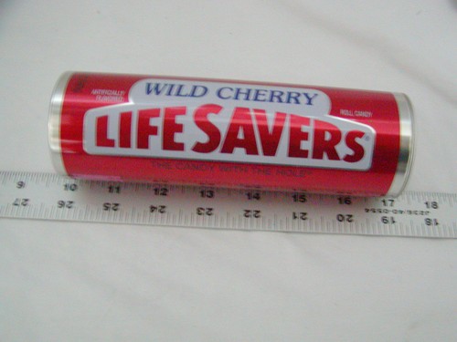 One (1) Lifesavers Wild Cherry Heritage Tin Gift Box EMPTY Collection Cash