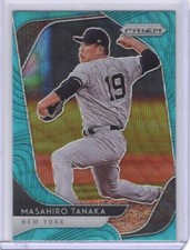 2020 Panini Prizm Teal Wave Prizm #130 Masahiro Tanaka New York Yankees