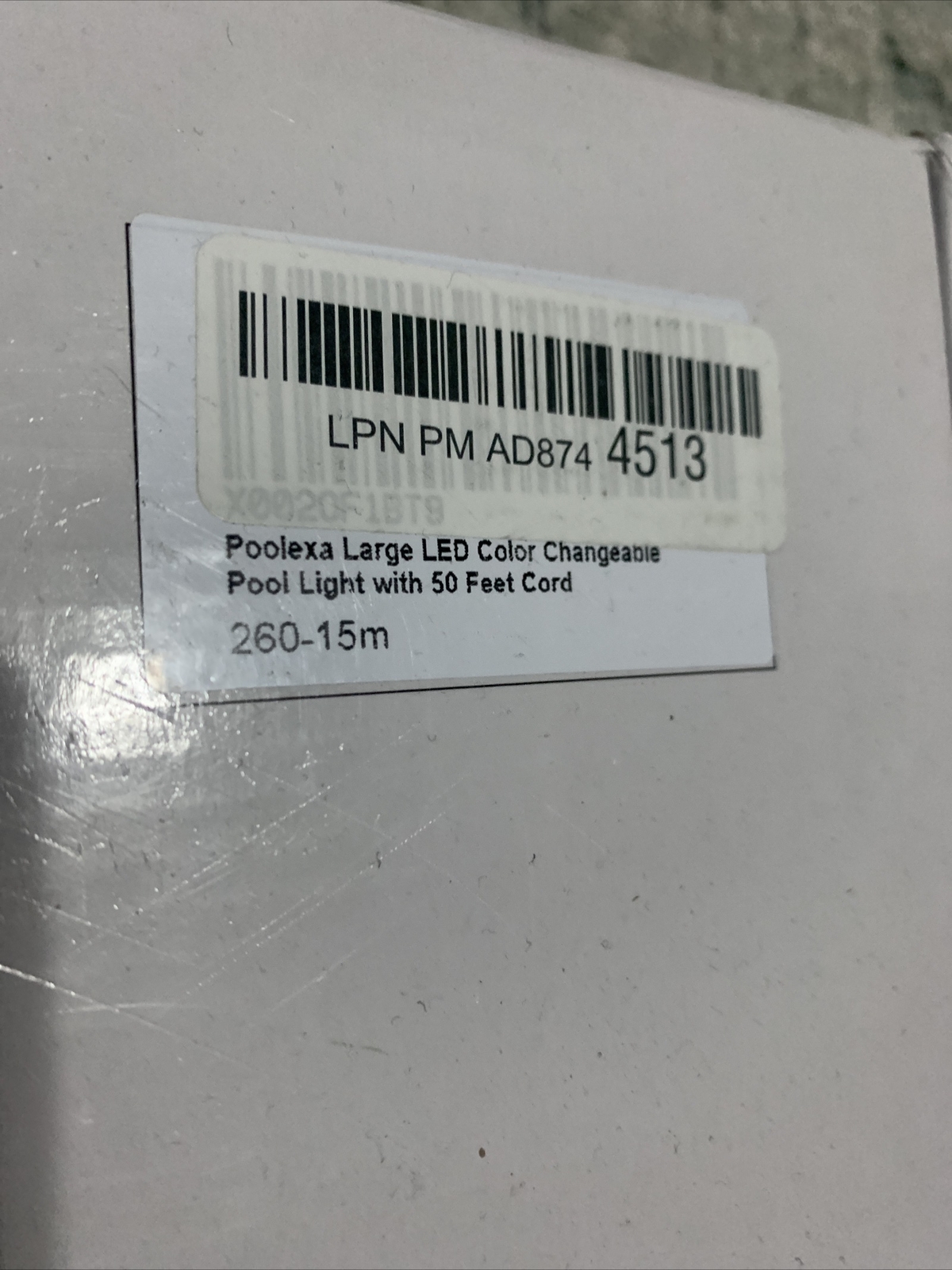 Poolexa SS1050X LED 10 Inch Multicolor Pool Light 50 Foot Cord and