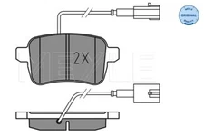 Meyle 025 251 5617 brake pad set, disc brake for Alfa Romeo