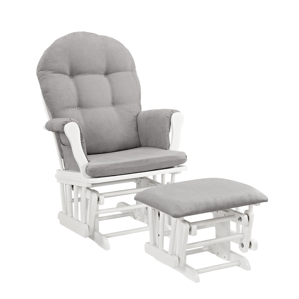 shermag glider rocker combo espresso with grey