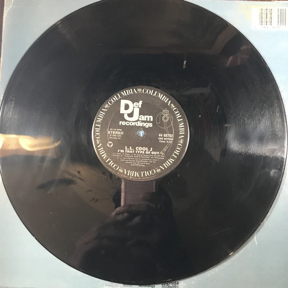 LL Cool -J, "I'm That Type Of Guy" Vinyl 12'' Single, LP-45172 Promo Foto 2 de 4