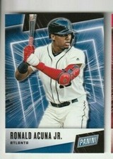 2019 RONALD ACUNA JR PANINI FATHER'S DAY BASE CARD  NICE  MINT  BRAVES