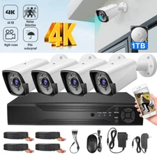 4 Camaras De Seguridad Para Casa Oficina Exterior 4K HD Security Camera System