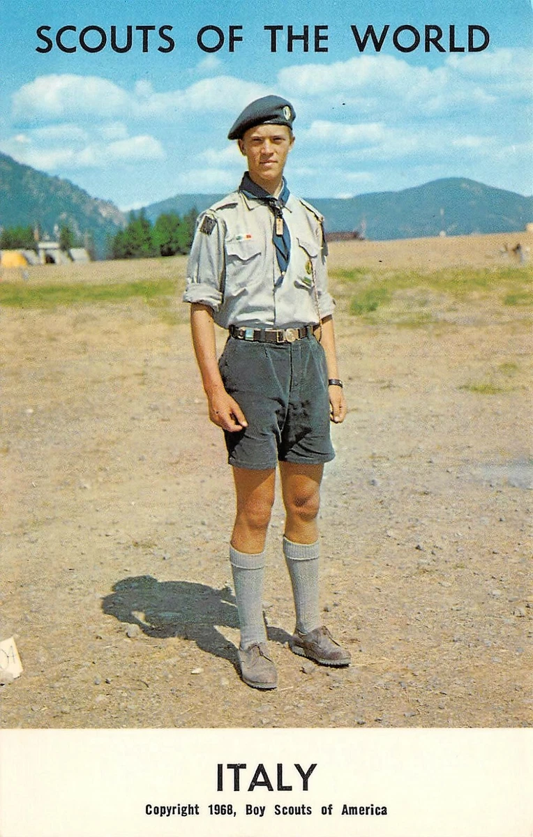 # B3698 BOY SCOUTS, " SCOUTS OF THE WORLD " POSTCARD, ITALY | eBay
