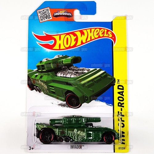 Hot Wheels INVADER #87 green Tank - HW Off Road Battle Kings - 1:64 Mattel CFL88 - Bild 1 von 2