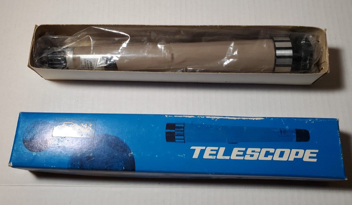 Vintage Selsi Telescope 20 X 30 MM Achromatic Coated Lens Made in