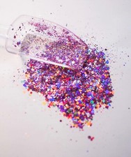 Pink Princess Holographic Chunky Glitter 2 oz Bag  FREE  FAST SHIPPING 