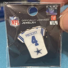 Dallas Cowboys Dak Prescott Jersey Pin NFL