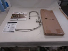 LIPPERT FLOW MAX KITCHEN FAUCET SINGLE UNIT STAINLESS STEEL 719323 RV CAMPER