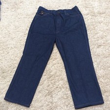 Vintage 80s 70s Wranglers Womens High Waisted Blue Jeans 38 NOS Actual 37x27