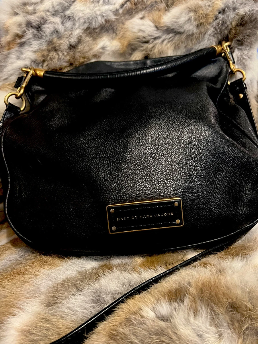 Marc By Marc Jacobs, Bags, Black With Gold Detail Marc Jacobs Crossbody  Purse