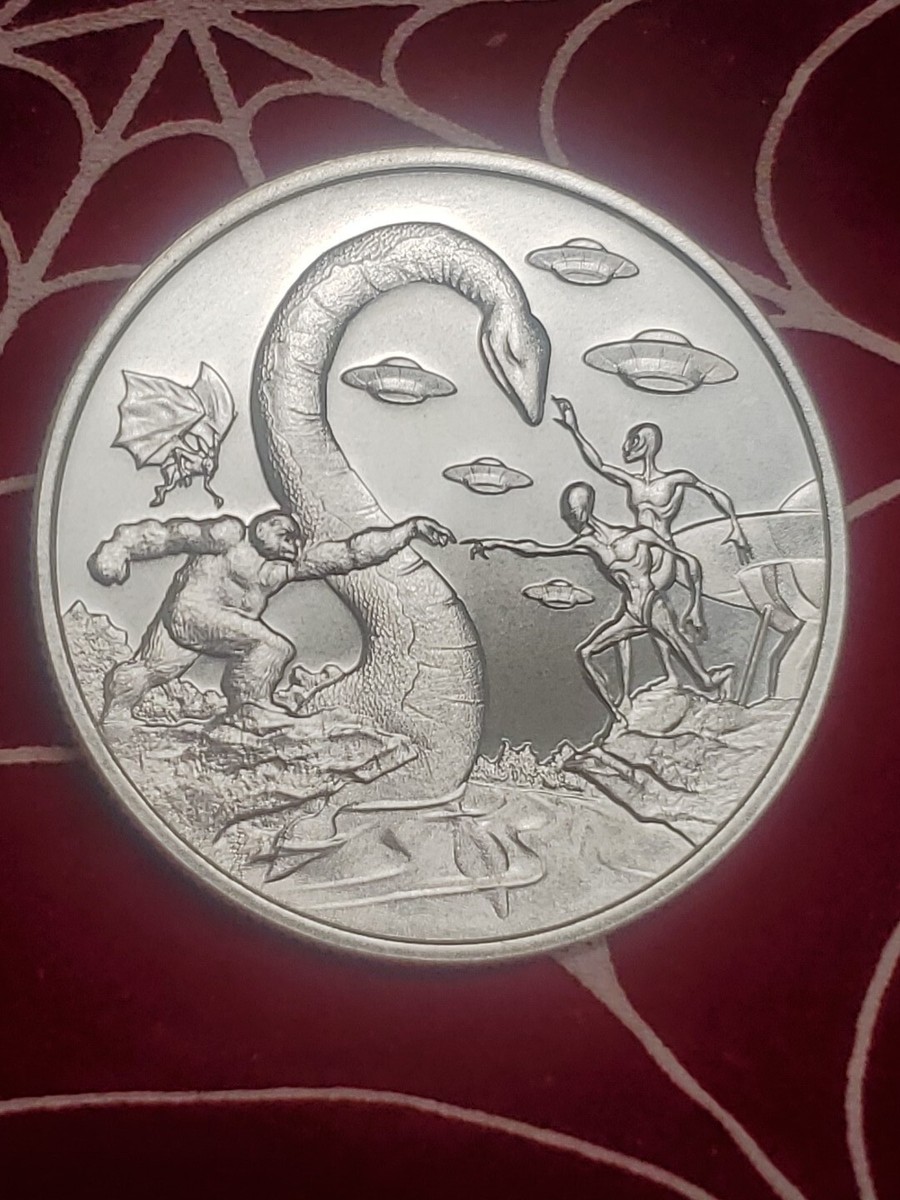 UFO 🛸 1 Oz Aliens First Contact Michelangelo Creation of