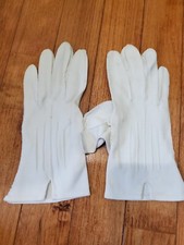 Gloves White Vintage Art Gloves, Ladies Formal Gloves, Cute 1920s B130