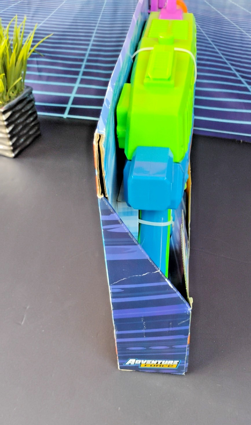 NEW ADVENTURE FORCE ALPHA AUTO 72 AUTOMATIC FOAM NRF STYLE DART GUN TOY