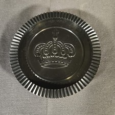 Large Jumbo Rug Checkers Replacement Piece One Black Checker 2 7/8 Inches