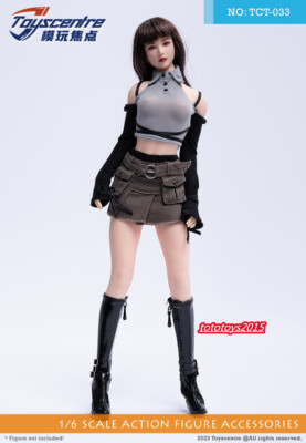 Toyscentre 1/6 TCT-033B Off Shoulder Top T-shirt Dress Fit 12''Female PH Figure