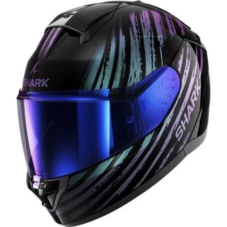 CASQUE INTÉGRAL SHARK RIDILL 2 ASSYA NOIR GLITTER NOIR - Photo 1/3