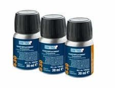 DINITROL 530 WINDSCREEN FITTING ADHESIVE GLUE 30ML BLACK PRIMER GLASS 3x