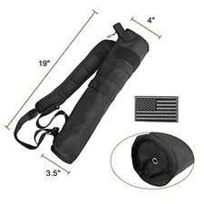 Archery Lightweight Back Arrow Quiver Foldable Compact Hip Arrows Bag 4"Diameter