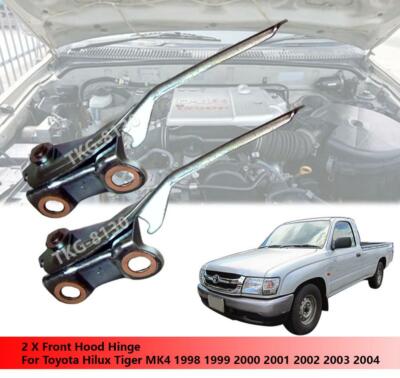 Front Hood Hinge Fit Toyota Hilux Tiger MK4 Pickup 1998 - 2004