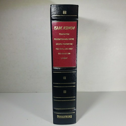 Isaac Asimov: Six Complete Novels Leather Bound Omnibus, Peerage Books 1986 - Picture 4 of 6