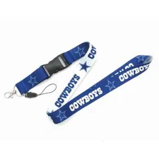 DALLAS COWBOYS  NFL Detachable Keychain Lanyard NEW DAK PRESCOTT