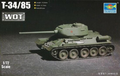 1/72 Trumpeter Soviet T34/85 Tank