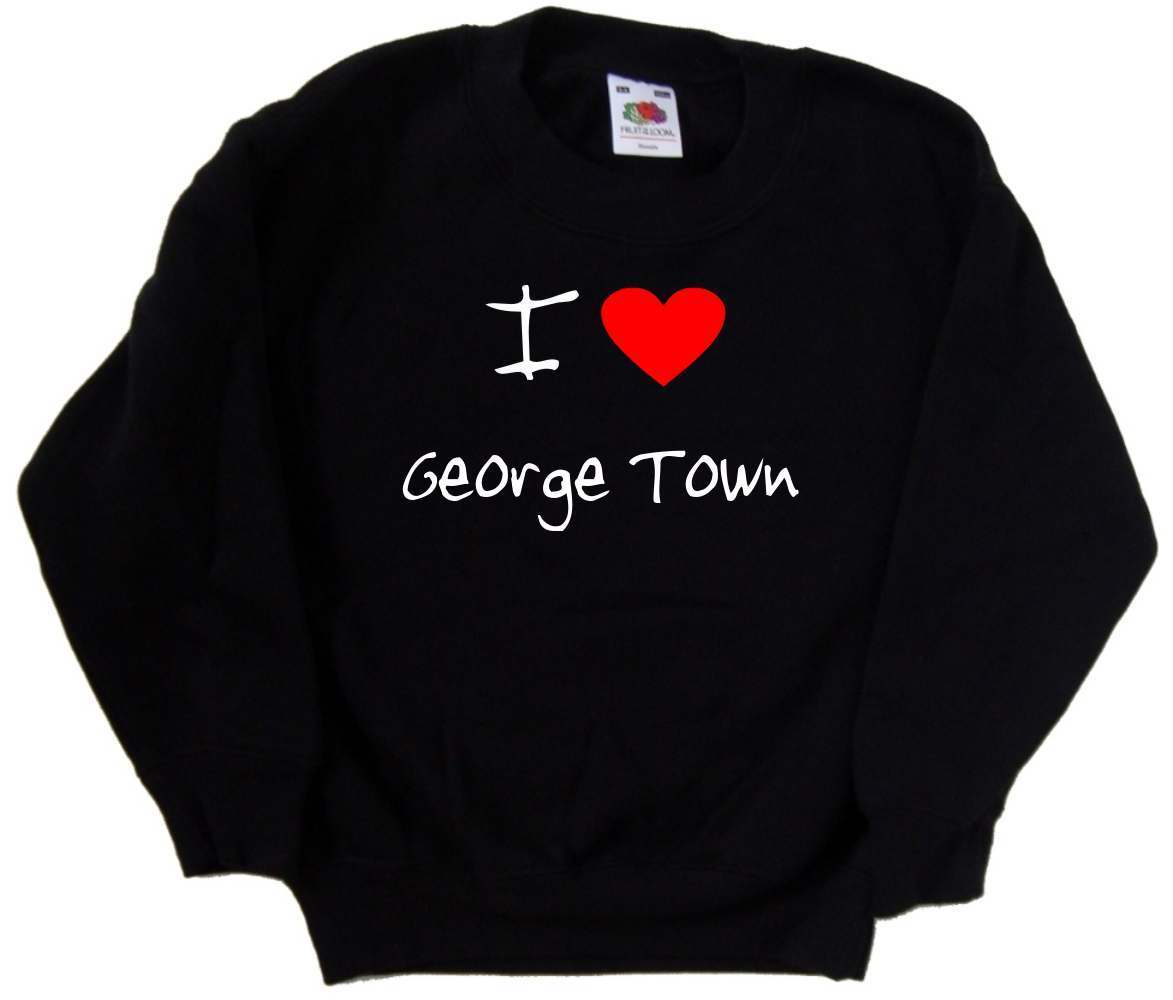 I Love Heart George Town Kids Sweatshirt