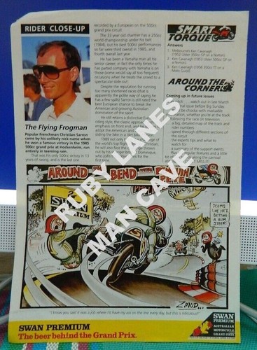 PHILLIP ISLAND AUSTRALIAN MOTORCYCLE GRAND PRIX - 1989 COLOUR NEWSLETTER #5 - Picture 4 of 4