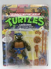 Playmates TMNT Classic Leonardo with storage shell. Teenage Mutant Ninja Turtles