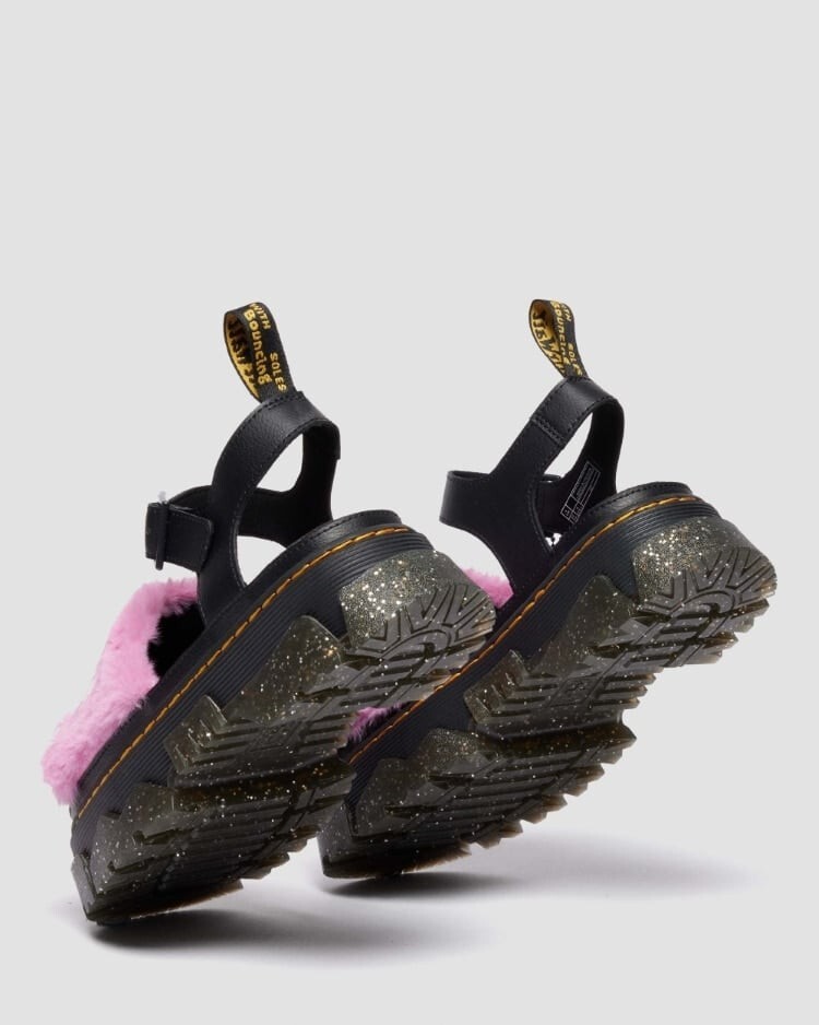 Dr. Martens × MATTISON BRATZ strap sandal PINK + BLACK