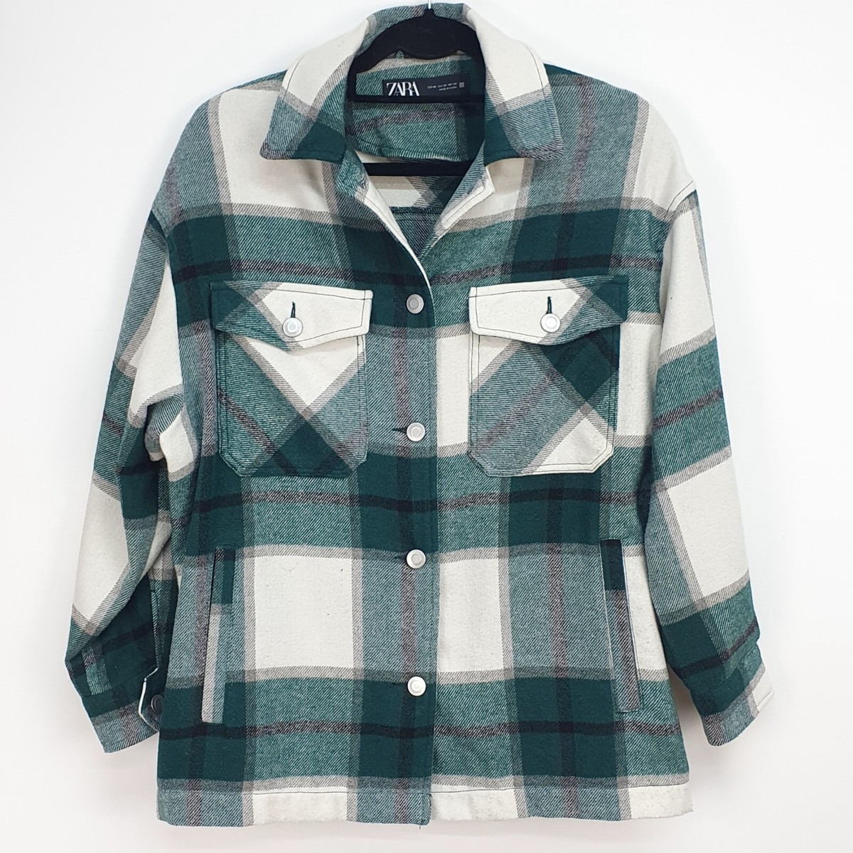 Wool Jackets Zara Green Plaid Jacket Woolrich Checked Hooded Wool