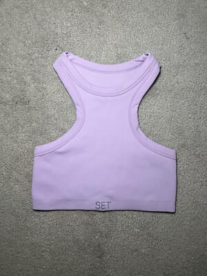 Purple Set Active SculptFlex Sports Bra Size Small