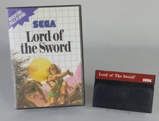 Lord of the Sword Sega Master System, 1988 Cart and Box Tested Working Game