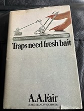 1968 Traps Need Fresh Bait A A Fair Erle Stanley Gardner Cool Lam First UK Ed DW