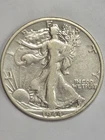 1944 Walking Liberty Half Dollar 90% Silver Denver Mint VF Condition