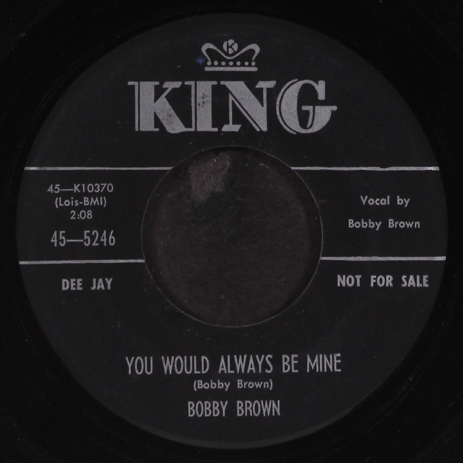 ジャマイカ7” Boby & Fay, Sounds Vilma / Youll Always Be Mine RG003 REGAL RECORDS LIMITE /00080 BOBBY BROWN: pleading / you would always be mine KING 7