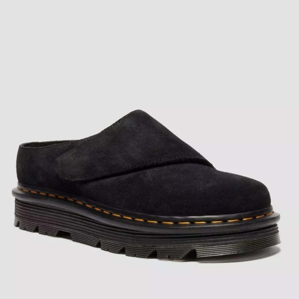 Dr. Martens Zebzag AnyWair Mules de Ante Negro del Bronx Foto 4 de 4