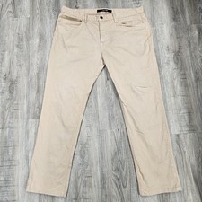 Joe's Jeans Mens 38 Khaki Beige Slim Fit Stretch 5 Pocket Twill Cotton Spandex
