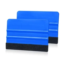 2 Pieces Wallpaper Smoothing Tool, Vehicle Vinyl Felt Squeegee Window Tint Fi...