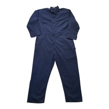 Sears Work Leisure Mechanic Coveralls Jumpsuit Men 52T Navy Blue